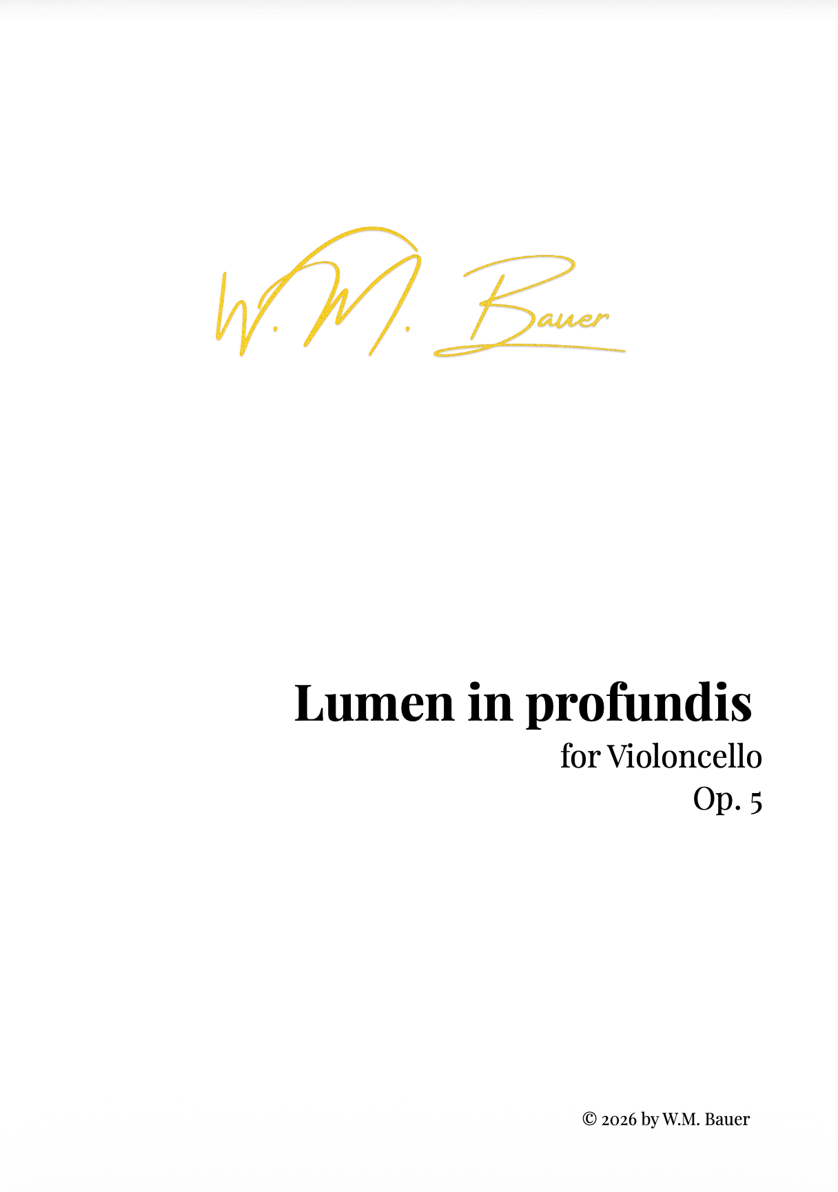 Lumen in profundis